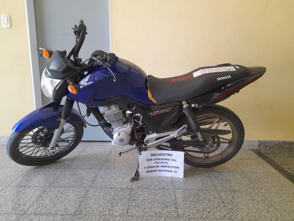 moto recuperada