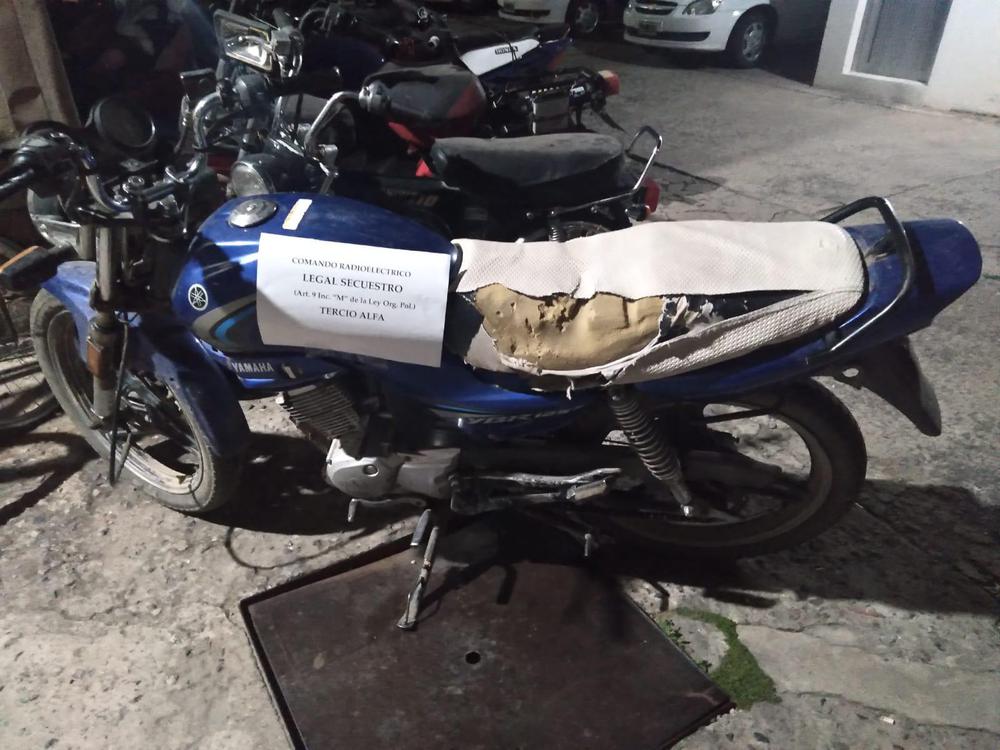 moto secuestro Comando