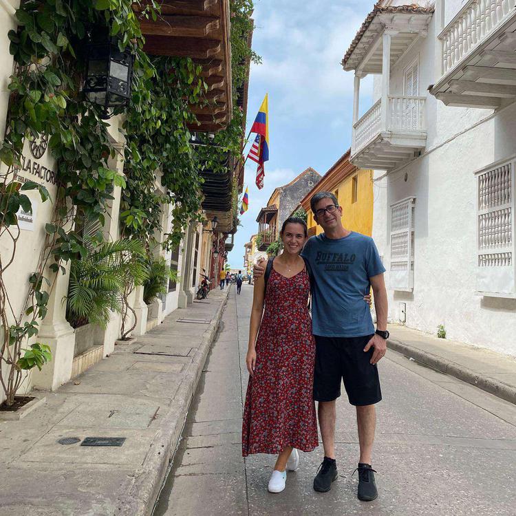 Fiscal Paraguayo con su esposa