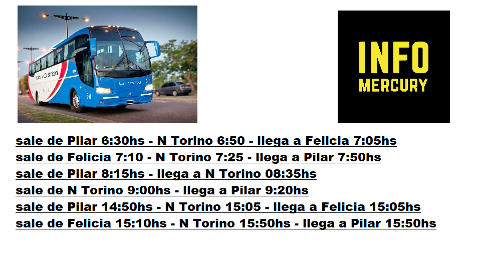 horarios colectivos