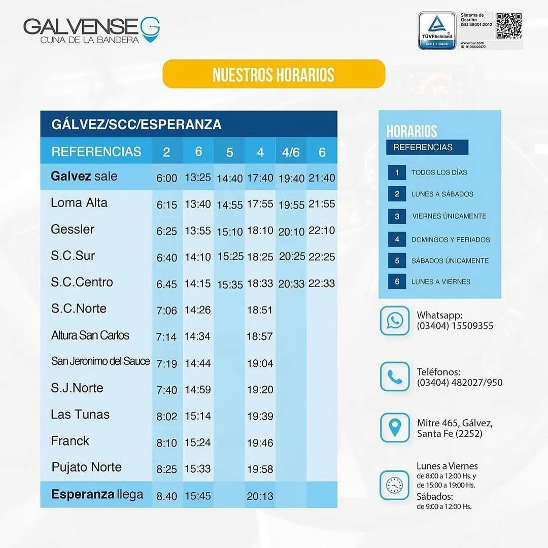 Les compartimos los horarios de nuestro servicio de transporte.Recordá comprar tu boleto directo con anti...ae lunes a viernes 8-00 a 12-00 y de 15-00 a 19-00 hs o sábados de 9-00 a 12-00 hs. nuestro WhatsApp- 3404-509355 nues (5)