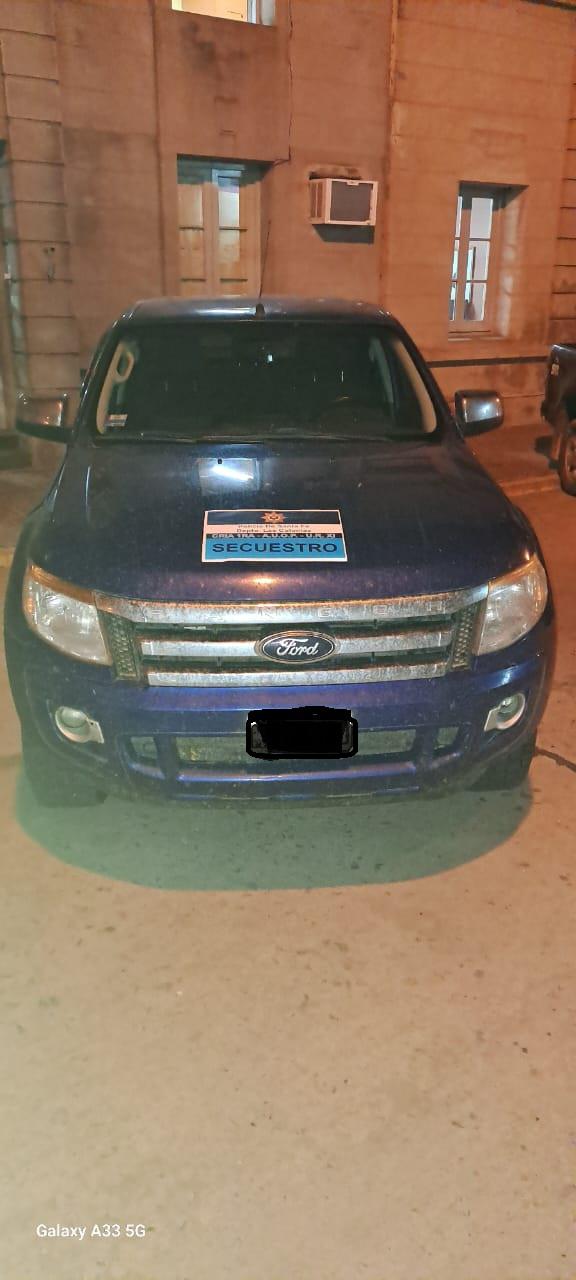 camioneta involucrada motor