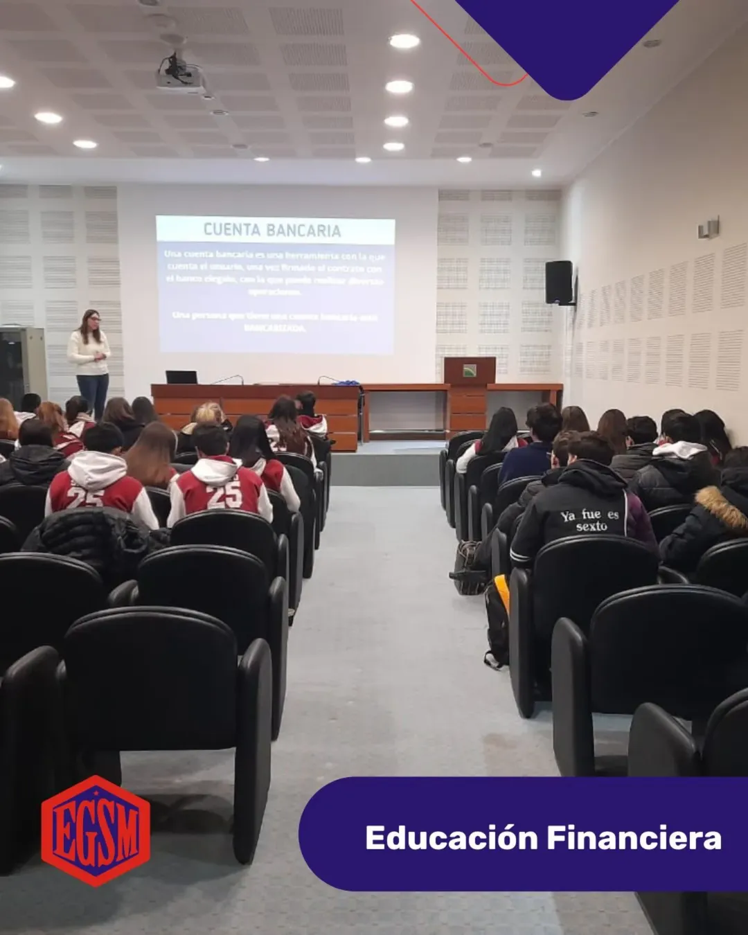 El día martes por la mañana  los alumnos de 5to B y 6to año participaron del segundo encuentro del curso...cotros  dos módulos previstos.Agradecemos especialmente a la Cooperativa Guillermo Lehmann por ceder las instalaciones.